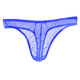 Ye zimei Männer Sex Unterwäsche Tanga-Männer ultradünne transparente Tüll sexy niedrige Taille u konvexe Perspektive Mesh T-Pants Purple All Size