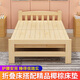 雨晴烟晚 实木折叠床单人床1.2米家用办公室午休简易出租房经济型小床 镂空床头加密：1M宽送床垫枕头