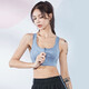 
Vanstic Yoga suit women's long-sleeved loose fitness running casual morning jogging set light blue three-piece set FTC11166 L