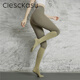 ClescKasu long yoga socks women's Pilates five-toe socks yoga socks non-slip split toe socks yoga calf socks light green one size