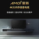 Amoi LCD flat-panel TV home high-definition small-size elderly machine eye protection anti-blue light smart screen ultra-thin intelligent network voice projection for monitoring plug-in U disk ultra-thin color TV TV4K-65 voice network version length 96cm width 55cm