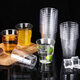 Baiji aviation cup 230ml disposable cup thickened business cup hard plastic space cup disposable aviation cup 25 pieces