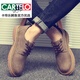 Cartelo Cartelo Working Boots Men's Summer British British Head Martin Boots Outdoor Top Retro Retro Men's's Boots All-Match Men's Casual Chores 91-938 KAKI 39