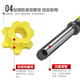 Huaya (HUAYA) Dumbbell Men's Barbell Set Adjustable Environmentally Friendly Glue Hand Bell Yaling Home Sports Exercise Fitness Equipment 20 Jin [Jin equals 0.5 kg] (10kg each left and right) + connecting rod