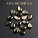 Shi Chuan Baishi natural obsidian pendant gold obsidian water drop heart-shaped crystal agate necklace animal year birthday gift