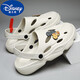 Disney (Disney) Zapatos de agujero para niños 2025 Summer Boys Stick Sticks Medium Large Anti-Slip Soft Sole Sports Beach Beach Model Tamaño de gris 37 36-37
