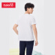 Baleno short-sleeved T-shirt men's solid color T-shirt couple's top youth basic versatile bottoming shirt casual breathable Xinjiang cotton 01W white L