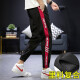 Fan Pure Foot Anti-Falten-Casual Hosen Herren-Tarnarbeitshose Klassische Straße Hosen koreanische Stil plus Vliece-verdickte Männer Mode Slim Hosen Jugendhosen Lose Hosen Herrenkleidung Hosen Herrenkleidung XH983A 9207 Rot-Dicke xxl
