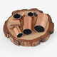 Bingneng SF-1 composite copper bearing sleeve copper sleeve small shaft sleeve oil-free self-lubricating bearing bushing copper guide sleeve composite sleeve wear-resistant 20*23*25=10 pieces