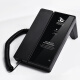 Zhongnuo Hotel Lobby Telephone Front Desk Landline 1 Button One-touch Dial Alarm Phone Free Customized Panel B698 Black
