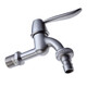 Submarine washing machine faucet single cold top faucet snap fitting brass chrome-plated wall-type water nozzle 4 points Extended washing machine water nozzle L702X