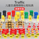 Benben Beibei Simulación en miniatura de tráfico Roadbock Simulada Infraestructura de la carretera Estacionamiento de estacionamiento Ligero de juguete Light Joy Regalo Toys Simuled Tráfico Roadblock Toys [18 piezas establecidas]