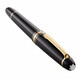 Montblanc (MONTBLANC) fountain pen Meisterstück series classic 145 ink pen signature pen ready-made gift classic gold-plated F106513 1 pack