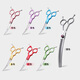 Xuanniao professional pet scissors beauty curved scissors fine trimming small curved scissors curved fluffy curved natural scissors curved fish bone scissors dog hair scissors pit avoidance artifact 6.5 curved scissors + 7 curved fluffy scissors