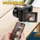 Preliminary CHUBU DC101A digital camera SLR mirrorless single student entry-level small 4K high-definition camera home lightweight portable travel camera [travel photography learning] standard + wide-angle lens + fill light [32G card] upgrade 4K high-definition WiFi transmission self-timer screen