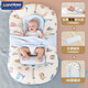 Leyunbao crib mid-bed baby bed newborn bed sleeping removable portable crib bionic bb bed double-sided bed + slope pad + leg drag