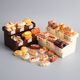Xubeile mini mini ornements simulé jeu toys toys gâteau compteur de boulangerie snacks snacks house house supermarket cadeaux