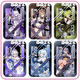 The Monkey Enlightenment Broken Three Card Set Student Campus Card Meal Card Bus Card Access Control Card Sliding Cover Alicia Bronia z12004 Broken Sin Shadow Dance [Card Set + Short Wrist Rope]