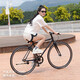 
FOREVER Road bicycle men and women simple road bicycle 700C single speed city commuting leisure adult student bicycle single speed 700C black