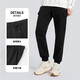 Camel (CAMEL) velvet overalls men's leggings loose thickened warm sports casual pants autumn and winter M13CAQR067