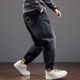 
Fei Shimi Autumn New Fashion Brand Elastic Small Foot Jeans Fat Loose and All-Match Pants Elastic Waist Fat Pants 300 Jin [Jin equals 0.5 kg] Black 9905 XL 1 (130-150 Jin [Jin equals 0.5 kg])