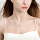 Yuan percentage 18K gold selected Akoya seawater pearl necklace pendant birthday gift for girlfriend 18K gold color 5