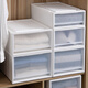 
Wen Shiou Interactive space drawer storage box wardrobe transparent storage box clothes underwear household clothing plastic finish [20 liters] 9227 white width 34 deep 44 height 19