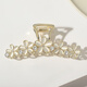 Chimera (CHIMERA) Elegant Flower Shark Clip Light Luxurious Clip Back of the Head Hair Clip Girl Birthday Gift