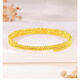 Hande gold-plated 18k multi-layer sand gold bouncy bracelet for women, non-fading winding bracelet, imitating golden flash, five circles