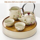 Original and Poppy Kung Fu Tea Set Chinese Style Ru Porcelain Lift Teapot Ceramic Dry Tea Tray Light Luxury High-end