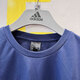 阿迪达斯 （adidas）短袖T恤男士2025夏季新款运动服宽松透气圆领衫休闲半袖上衣 JI9763藏青蓝 M 推荐135-155斤
