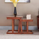 
Guangming furniture solid wood coffee table living room side modern simple wooden square table high and low coffee table 3291 3291-42