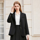 Betu women's spring new suit temperament small suit jacket college style commuter suit 2401T37 black L