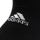 阿迪达斯 （adidas）袜子男袜女袜运动袜舒适透气健身训练休闲袜高帮长筒袜 FH6629黑色一双装 S-3538