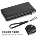 Vogelscheuche Herren Handtasche große Kapazität Kupplungsbeutel Mehrfachkartenumschlagbeutel Zipper Handgrabung Tasche Hand Clip Wallet Geburtstagsgeschenk
