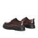 Belle Plissee Business Lederschuhe Herrenkuhläden dicke Sohle formelle Schuhe A1422AM4 Schwarz-Single 41