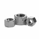 
Jingong 304 stainless steel thickened hexagon nut Stainless steel thickened nut Thick screw cap GB6175 60% off M12*1.75 thickness 12mm [2 pieces]