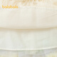 Balabala children's clothing children's skirt baby skirt girls short skirt stylish red mesh tutu skirt egg yolk mochi-00311 90cm