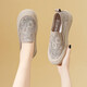 
Guciheaven casual shoes for women 2024 summer new Korean style women's shoes white shoes women hollow mesh breathable mesh shoes student single shoes 1283 black 37