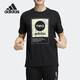 Adidas [JD Outlet] Neuer Sommer-Drei-Streifen-Sportbekleidung zum Laufe Training Fitness schnell trocknen atmungsaktives, lässiges Kurzärärmeln HC9712 S