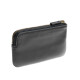 Kangaroo (KANGAROO) key bag genuine leather coin wallet men's small wallet women's sheepskin soft coin bag thin mini zipper bag key zero key coin wallet
