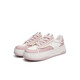 Red Dragonfly Thick Sole Board Shoes Women's New Contrast Color Retro Sports Shoes Knitted Frail College Dissolved Shoes WTB13579 Pink 38