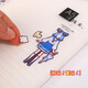 New princess dressing sticker girl children beautiful cute cartoon scene change decoration showcase puzzle DIY gurgling sticker Curva sticker-100 sheet