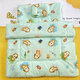 Disney brand newborn baby pure cotton quilt, mattress and pillow three-piece set for spring, autumn and winter, soft quilt and bedding, Mickey AB fully washed silk cotton three-piece set 100*100--55*100