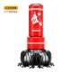 Ou Naide boxing sandbag vertical sanda suction cup tumbler sandbag boxing target martial arts household children adult fighting equipment red martial arts + giant bottom bucket 24 suction + strengthened connector + foot target