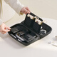 Bona Cloud Travel Digital Speichertasche verdickte Kopfhörer Elektronische Organisation Storage Beutel Banken Daten Kabelspeicherbeutel Schwarz Schwarz