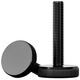 Fengshen GB835 Tête plate noire Vis à main folle zinc zinc grande tête vis à main m3M4M5M6M8M10mm M6 * 30 [10 pièces] Fer Noir zinc