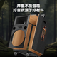 Manlong square dance audio high-power wireless microphone Bluetooth musical instrument Internet celebrity live broadcast mobile outdoor high-end karaoke machine singing trolley speaker W-12S audio dual microphone + gift package