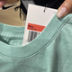 Nike (Nike) мужская одежда с короткими рукавами 24 Новые стили старого вязаного хлопкового вязаного хлопчатобумажного галстука, вталкивающаяся белая спортивная одежда, мужская футболка с половиной рукава FD1283-309 175/92A/L