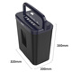Deli Level 4 vertrauliches Papier Shredder für Büro- und Heimatpapier Shredder Compact Low Rauschen Multifunktionales Papier Shredder für 6 Teile in einem Zeiten 5 Minuten 15 l 33088